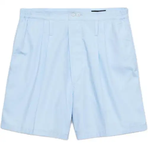 PRADA FW25 Casual Shorts Men's Sky Blue
