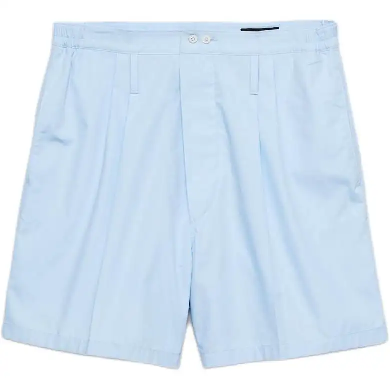 PRADA FW25 Casual Shorts Men's Sky Blue