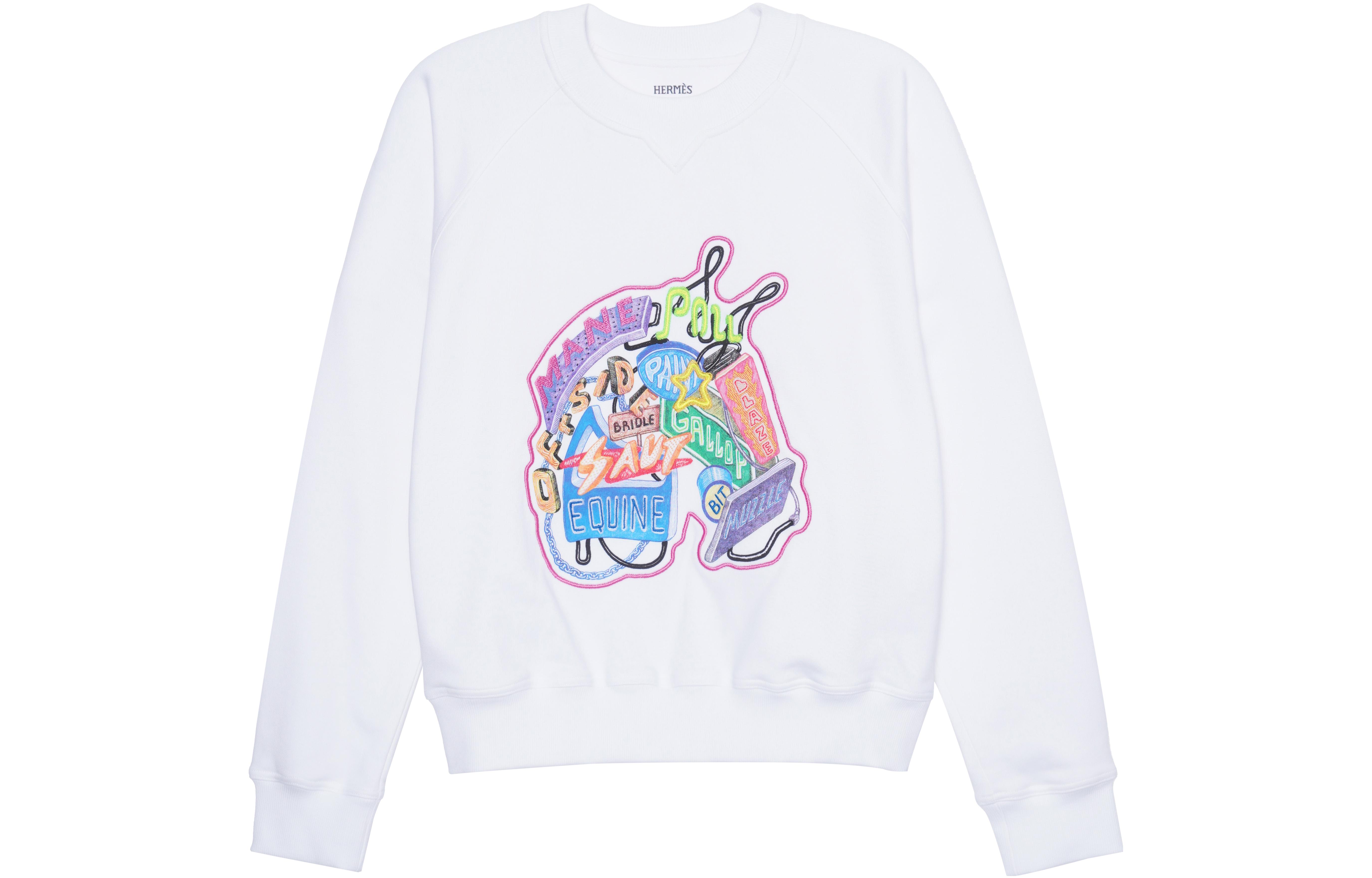 Женские худи Hermes (белый)