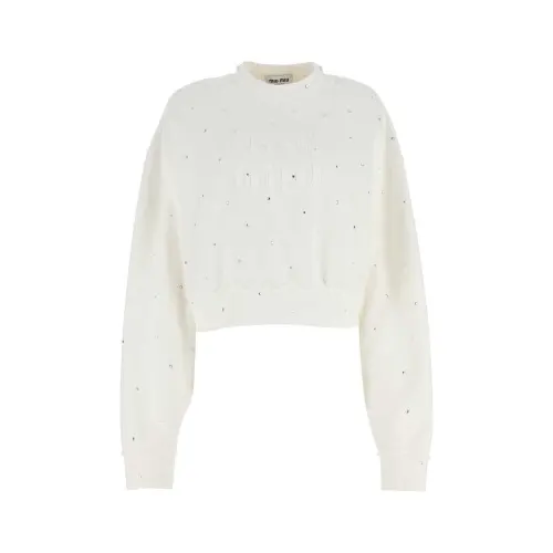 MIU MIU SS23 Knitwear Women's White