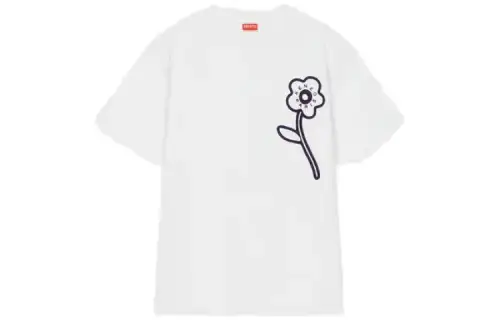 KENZO Boke Flower Embroidered Crewneck T Shirt