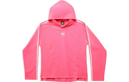 Balenciaga X Adidas No Rib Hoodie Medium Fit Neon Pink