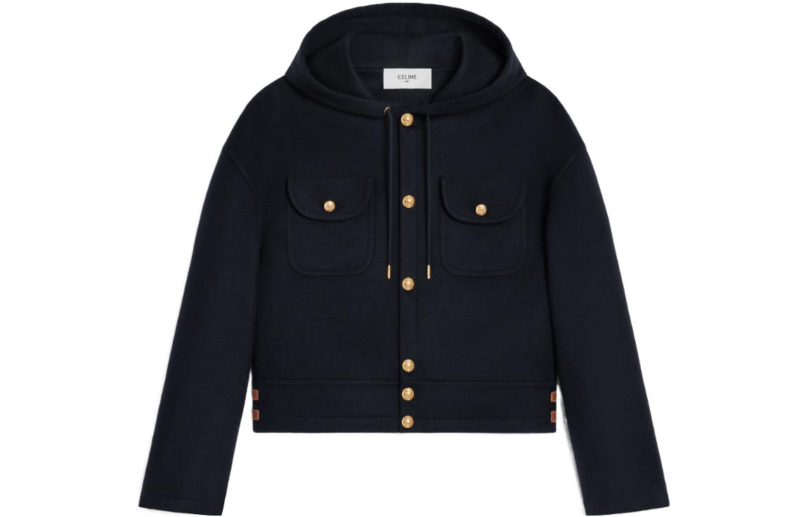 CELINE FW23 Jackets & Coats Women's Marine Blue
