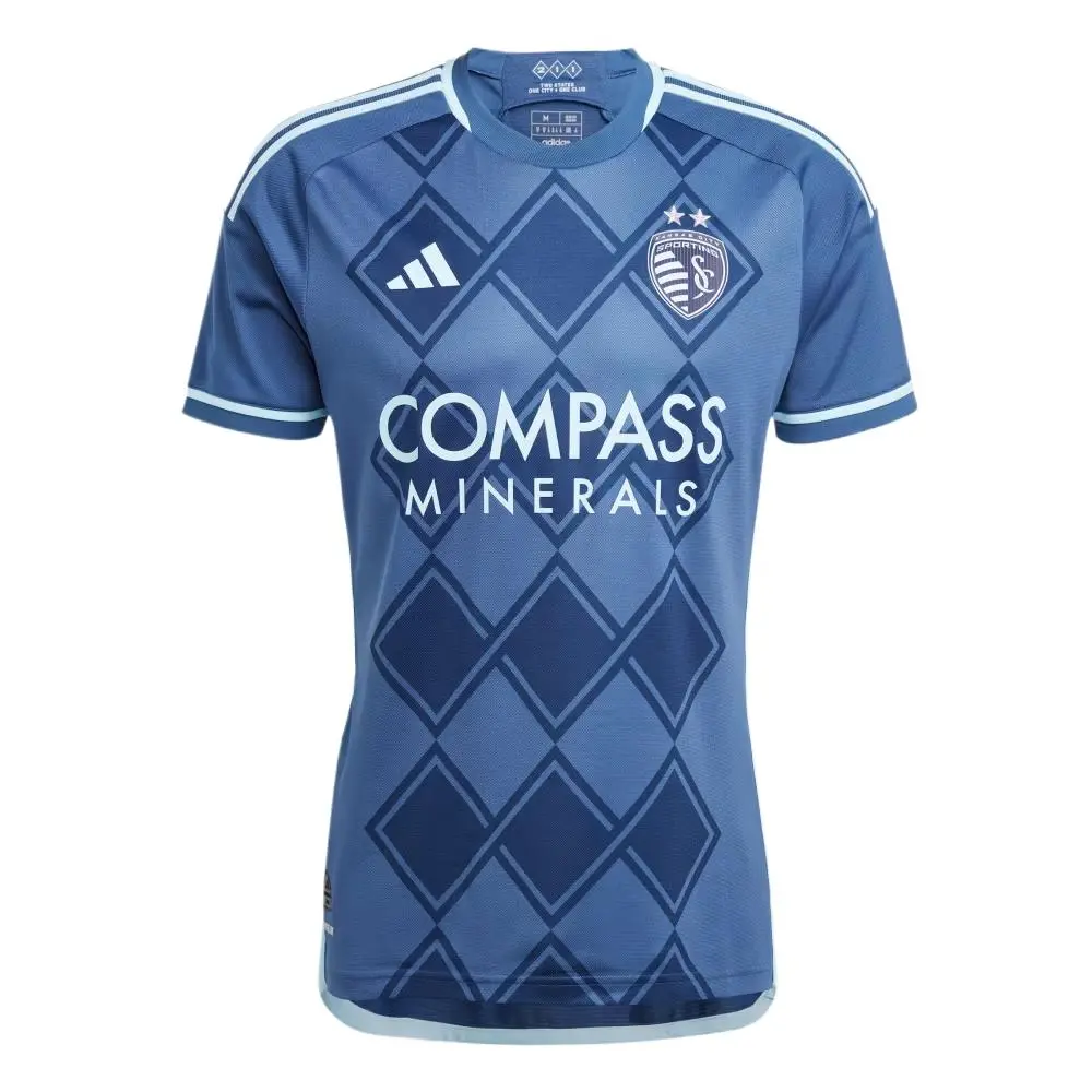 Adidas Free Shipping With AdiClub Sporting Kansas City 24/25 Away Authentic Jersey