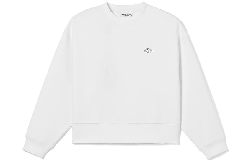 Женское худи LACOSTE (белое)