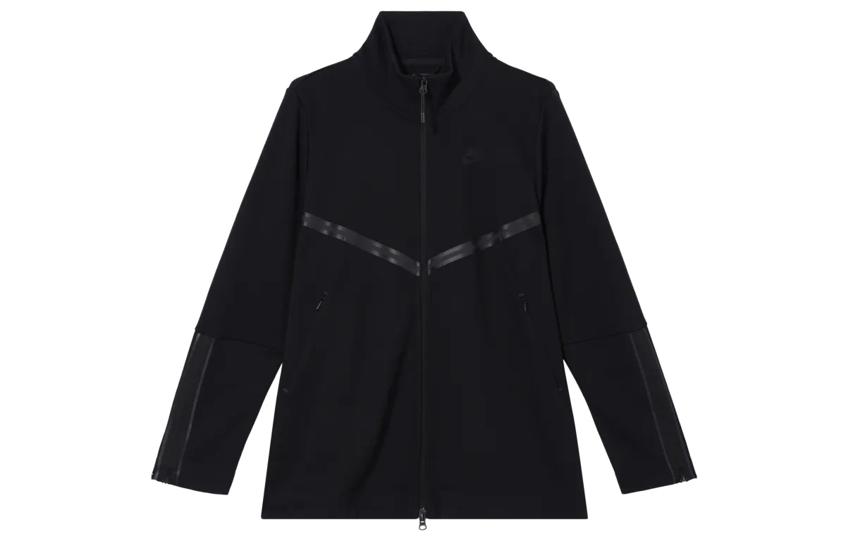 Nike Jackets Women's Black Stand Collar Moderate