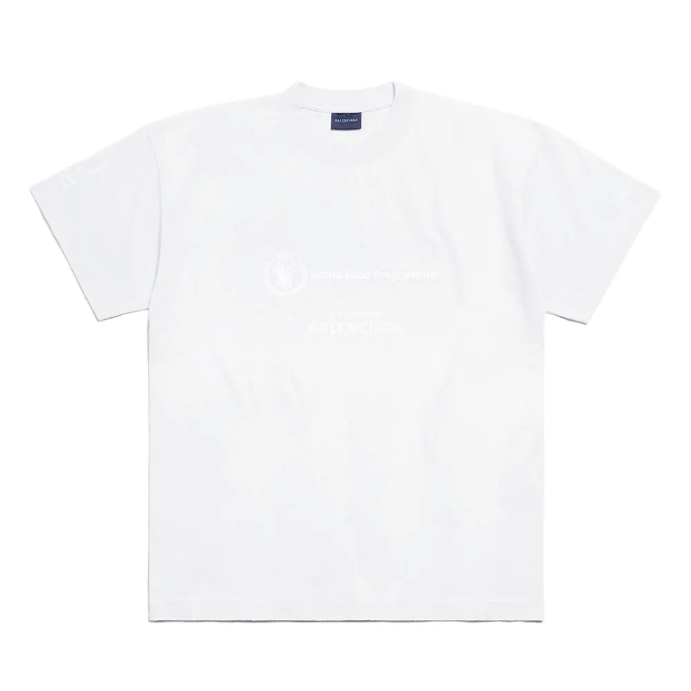 Balenciaga x WFP FW22 T Shirt Women's White Regular Fit
