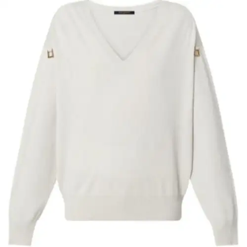 LOUIS VUITTON FW22 Cashmere Sweater Women's White