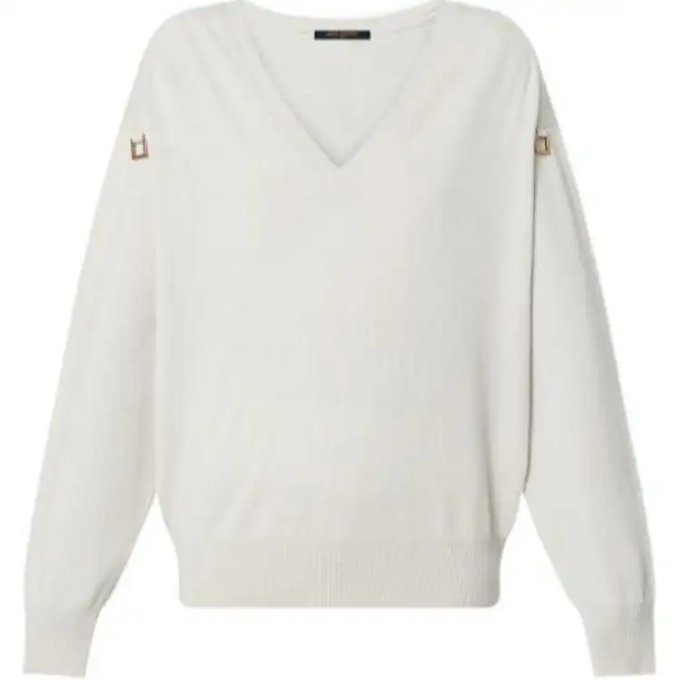LOUIS VUITTON FW22 Cashmere Sweater Women's White
