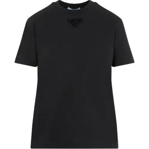 Prada bead-embellished T-shirt