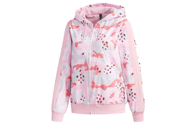 Женская куртка adidas neo W Windbreaker (розовый) — фото 1