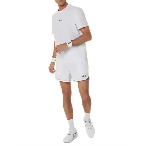 ASICS SHORT SLEEVE TOP Tennis Top Men's White