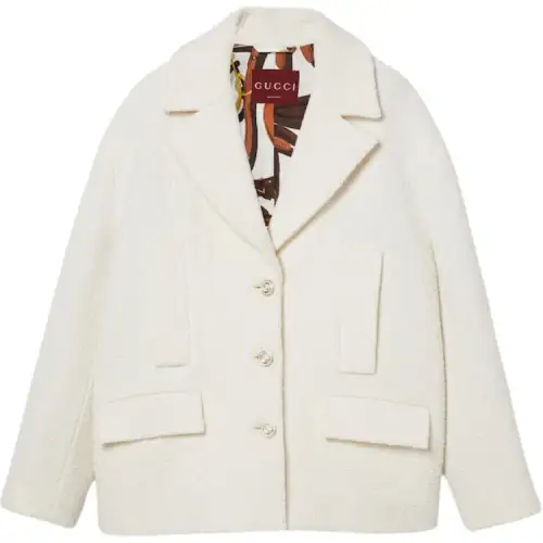 GUCCI Jackets & Coats Women's White
