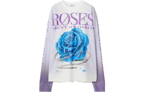 【Previous Season】floral-print crew-neck jumper