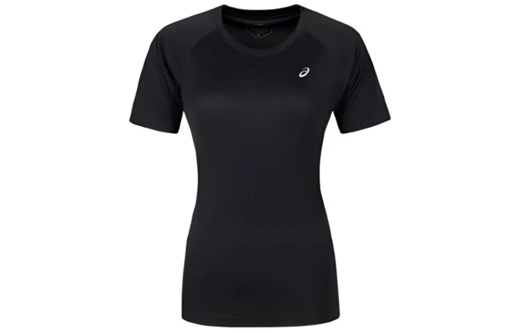 ASICS T-Shirts Women's Black Crew Neck Moderate Other