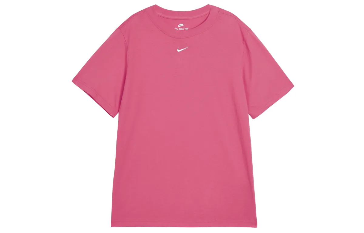 Nike Drop Shoulder Sleeve T Shirt Women's Light Fused Red