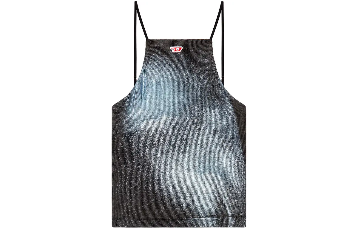 Diesel T-Wami metallic-effect top