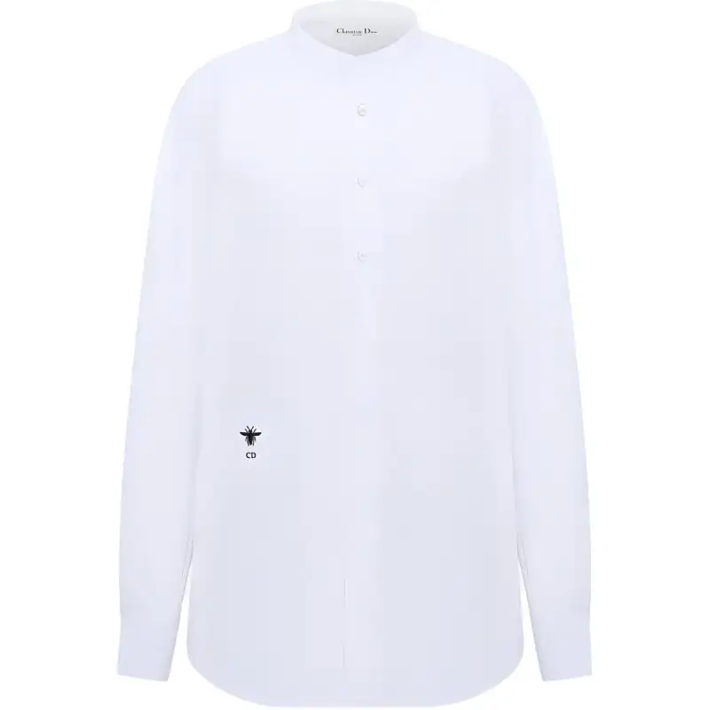 DIOR Shirts Women's White Crew Neck Moderate