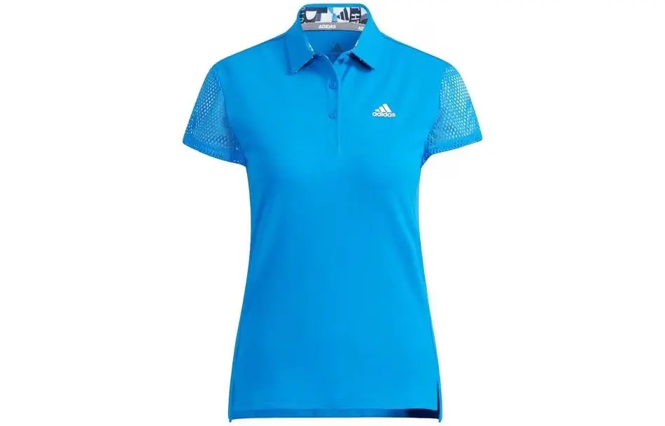 Adidas Polo Shirt Women's Bright Blue