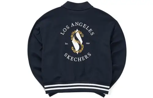 Skechers Jackets Women's Blue 002Z Baseball Collar Moderate Other
