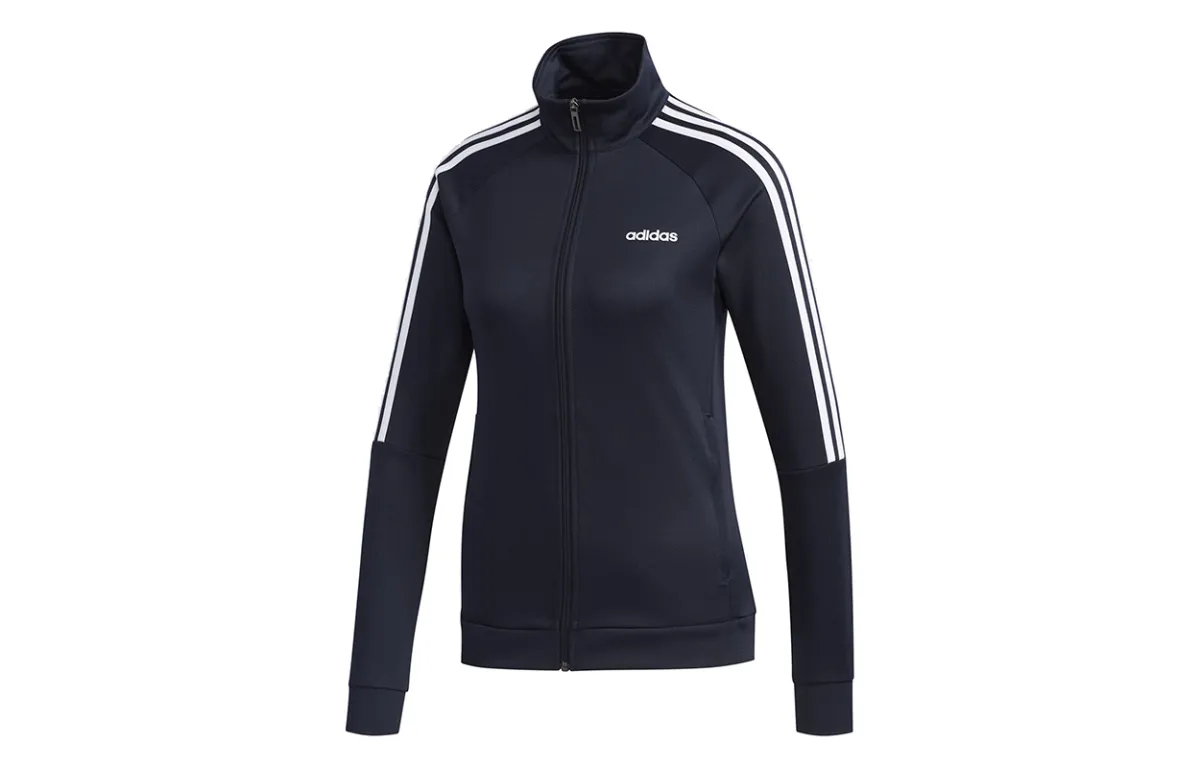 Adidas Jackets Women's Navy Blue Stand Collar Moderate Other