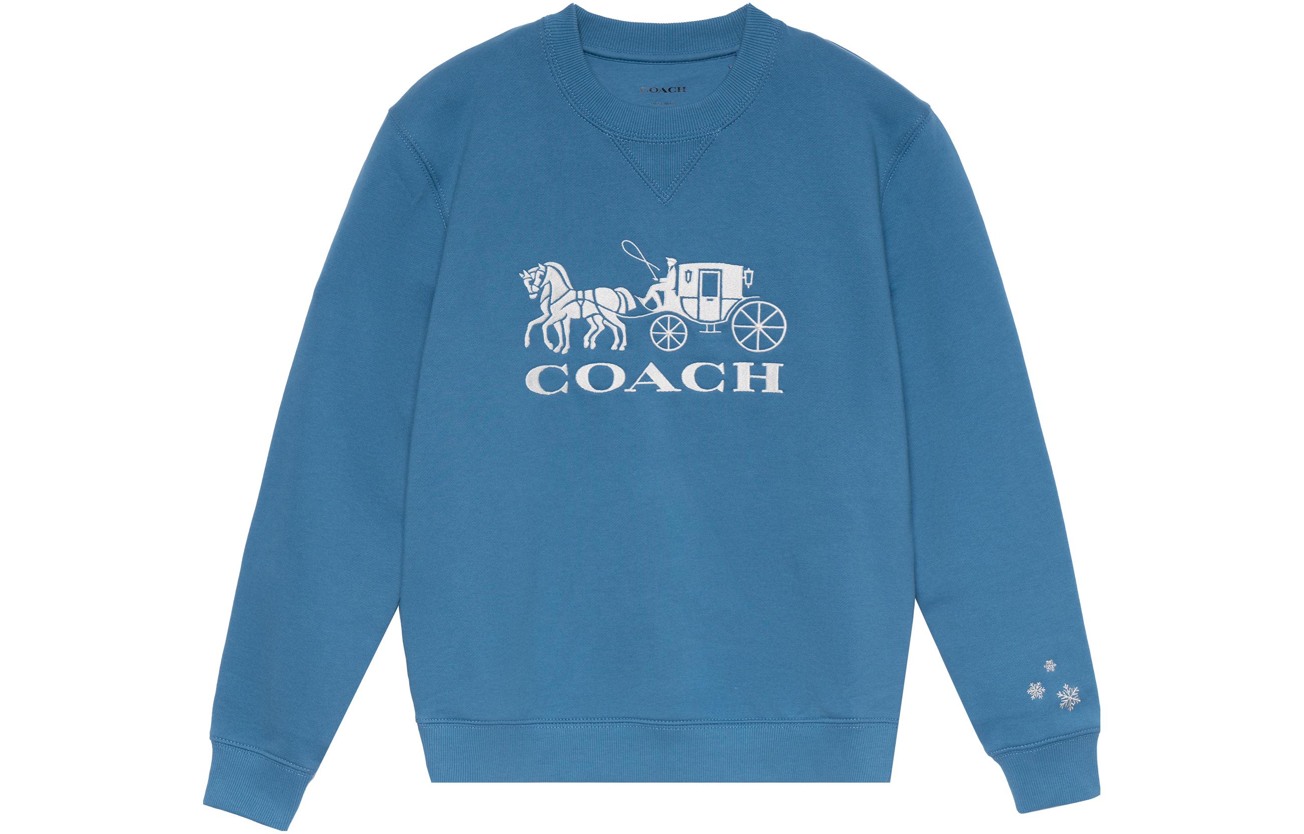 Женское худи COACH FW22 (синее)