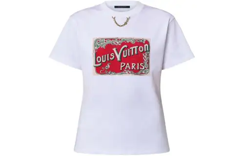 LOUIS VUITTON Lv Travel Stamp T-Shirt