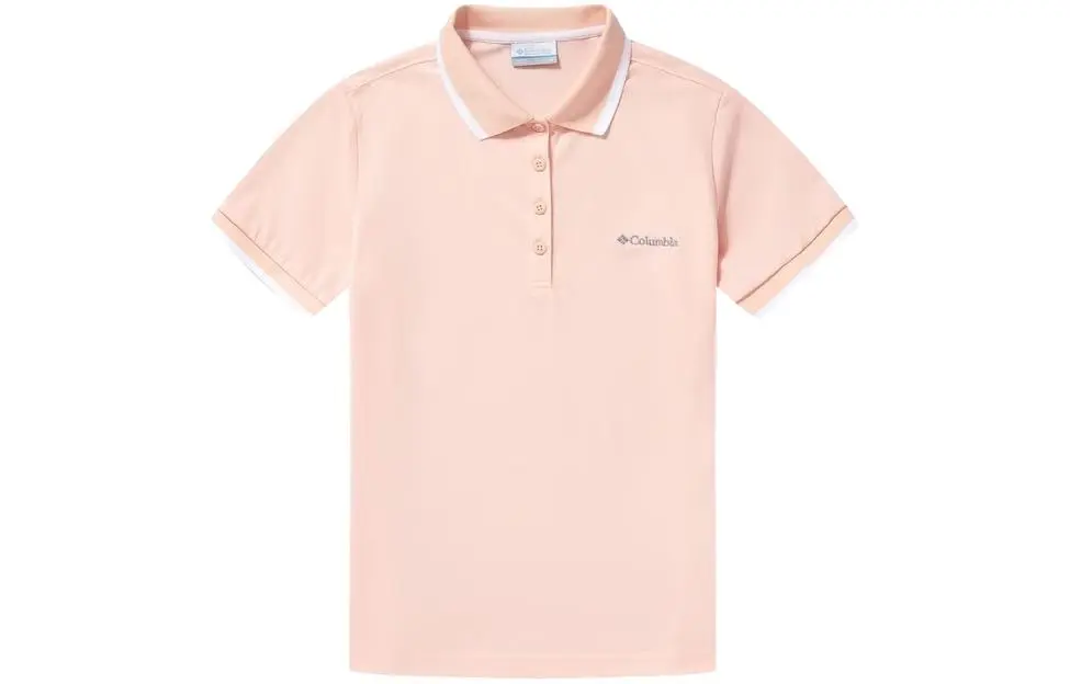 Columbia Polo Shirt Women's Light Pink