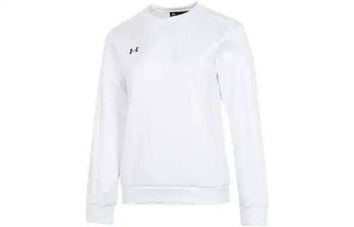 Under Armour Sweatshirts Women's White Crew Neck Moderate Regular