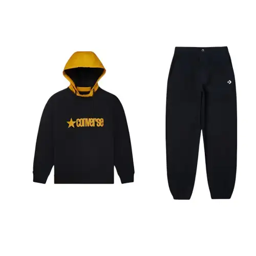 Converse Sweatshirt Set Unisex Black