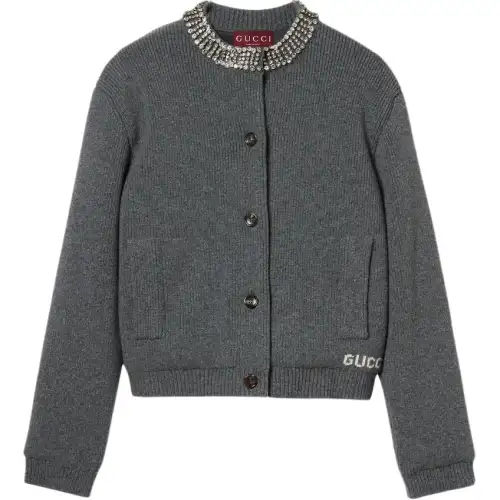 GUCCI Padded Rib Cardigan