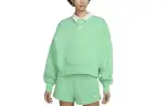 Nike Sweatshirts Women's Spring Green Crew Neck Moderate Regular