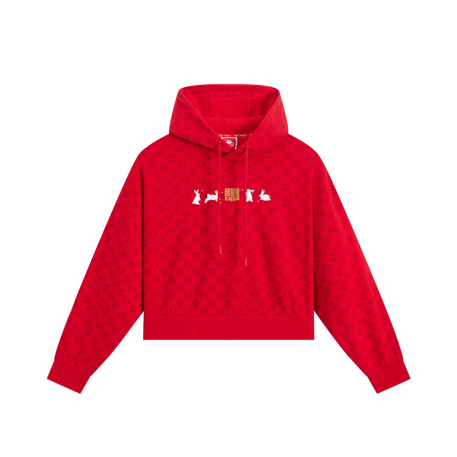 Женское худи Kappa (красное)