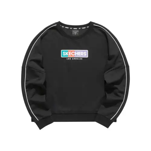 Skechers Sweatshirts Women's Carbon Black Crew Neck Moderate Regular
