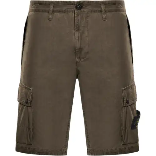 STONE ISLAND Compass Patch Bermuda Shorts