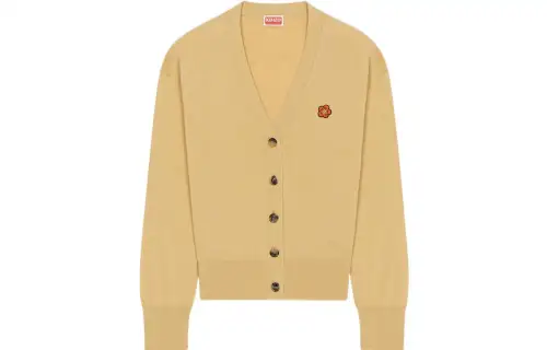 KENZO V-Neck Buttoned Knitted Cardigan