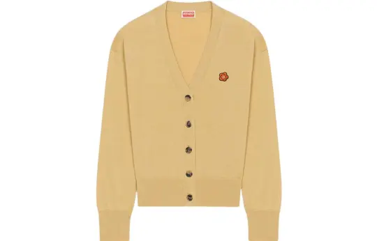 KENZO V-Neck Buttoned Knitted Cardigan
