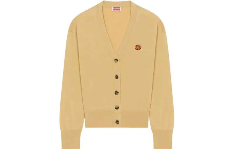 KENZO V-Neck Buttoned Knitted Cardigan