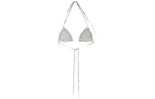 Burberry Strapless Top Women's Silver