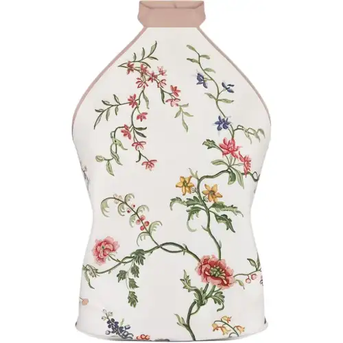 Christian DIOR Floral Patterned Sleeveless Top