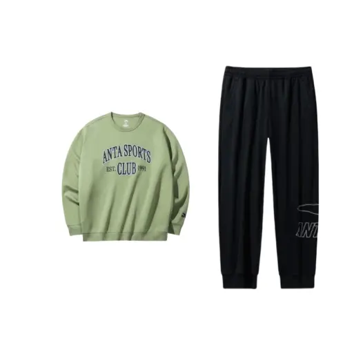 ANTA Sweatshirt Sets Unisex Crew Neck Moderate