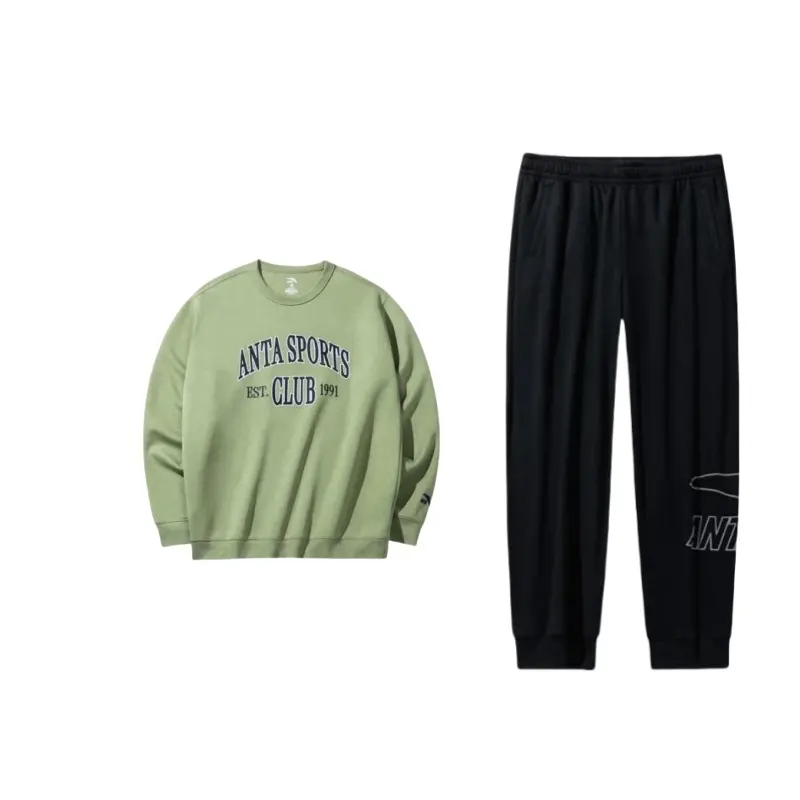 ANTA Sweatshirt Sets Unisex Crew Neck Moderate