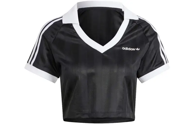 adidas originals Football Crop Top Black