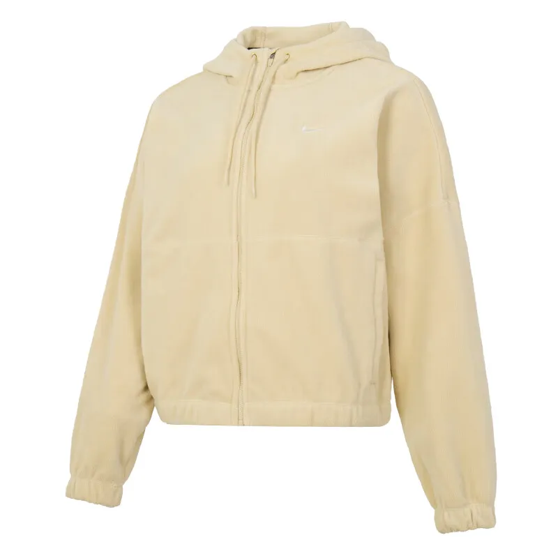 Nike Jackets Women's Beige Hooded Moderate Other