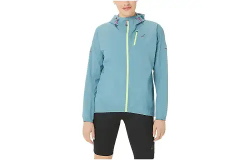 ASICS FUJITRAIL Jackets Women's Blue Hooded Moderate Other