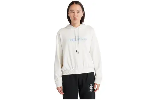 Timberland Sweatshirts Women's White Hooded Moderate