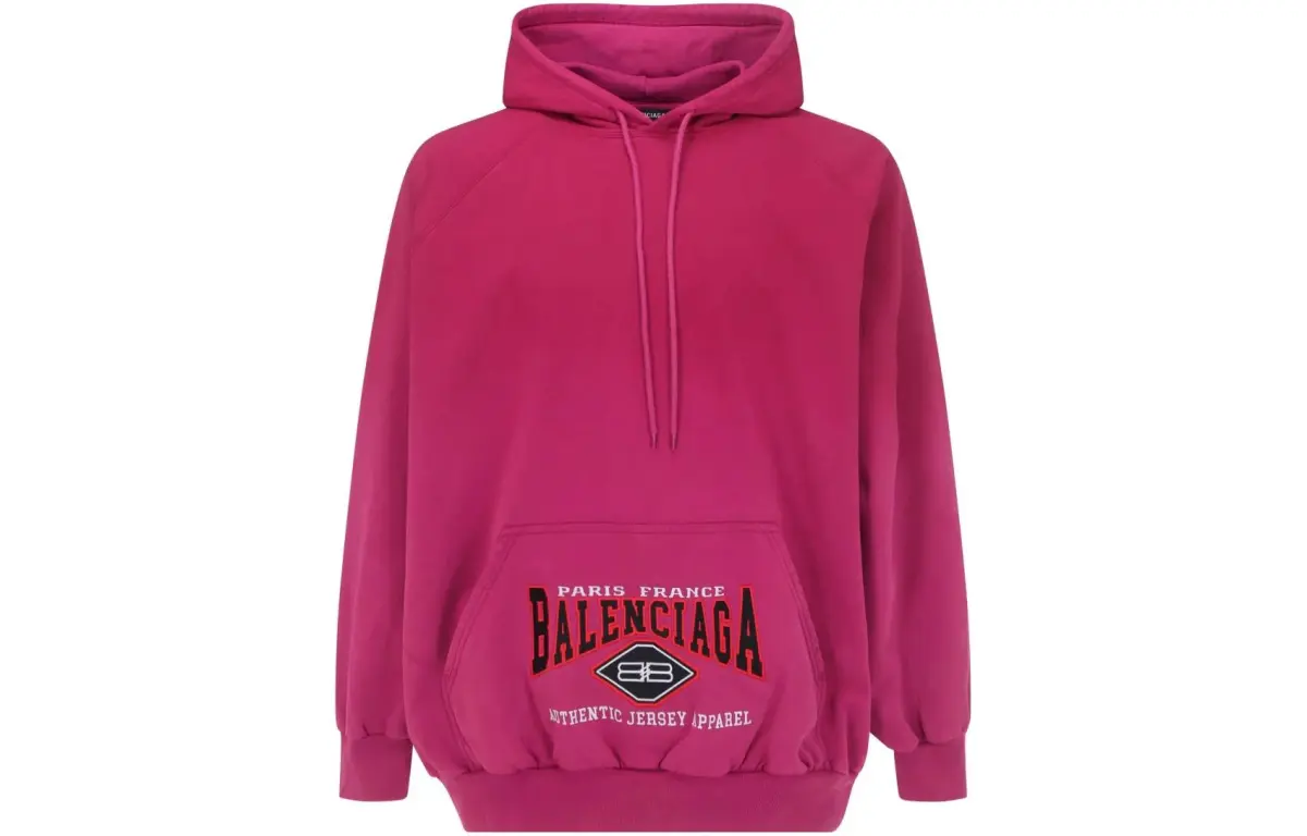 Balenciaga SS23 Sweatshirt Regular Fit Women's Pink