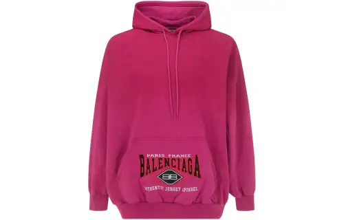 Balenciaga SS23 Sweatshirt Regular Fit Women's Pink