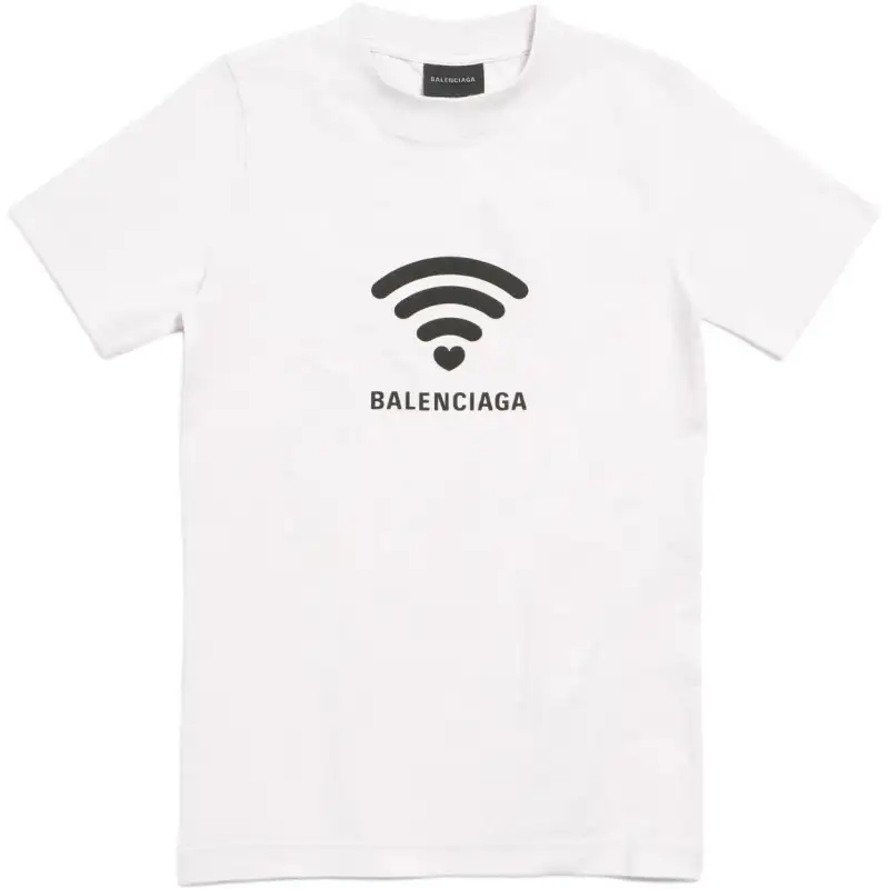 Balenciaga T Shirt, Regular Fit Women's White