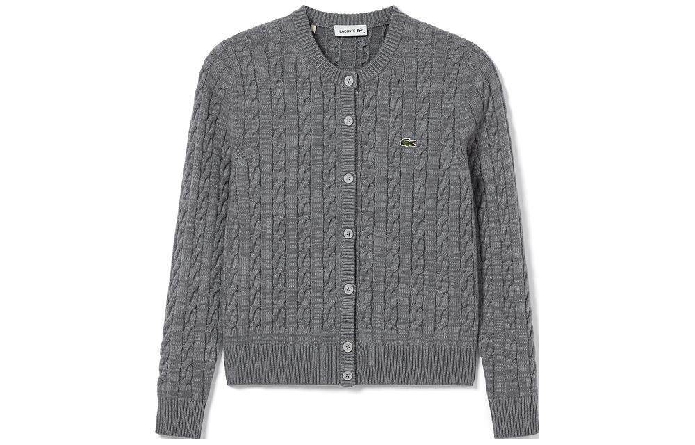 Женский джемпер LACOSTE Шерстяной (серый)